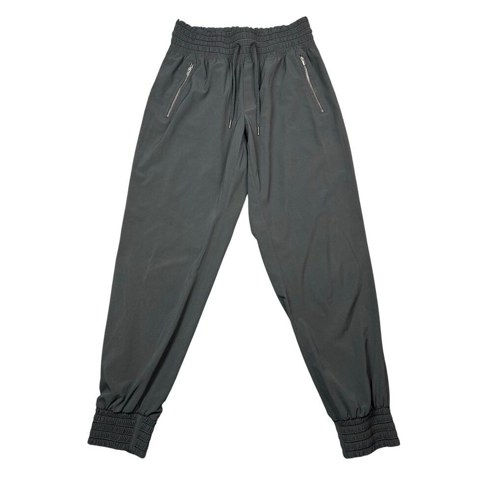 Athleta Camden Jogger Womens Size 2 Black Drawstring Athleisure Lightweight